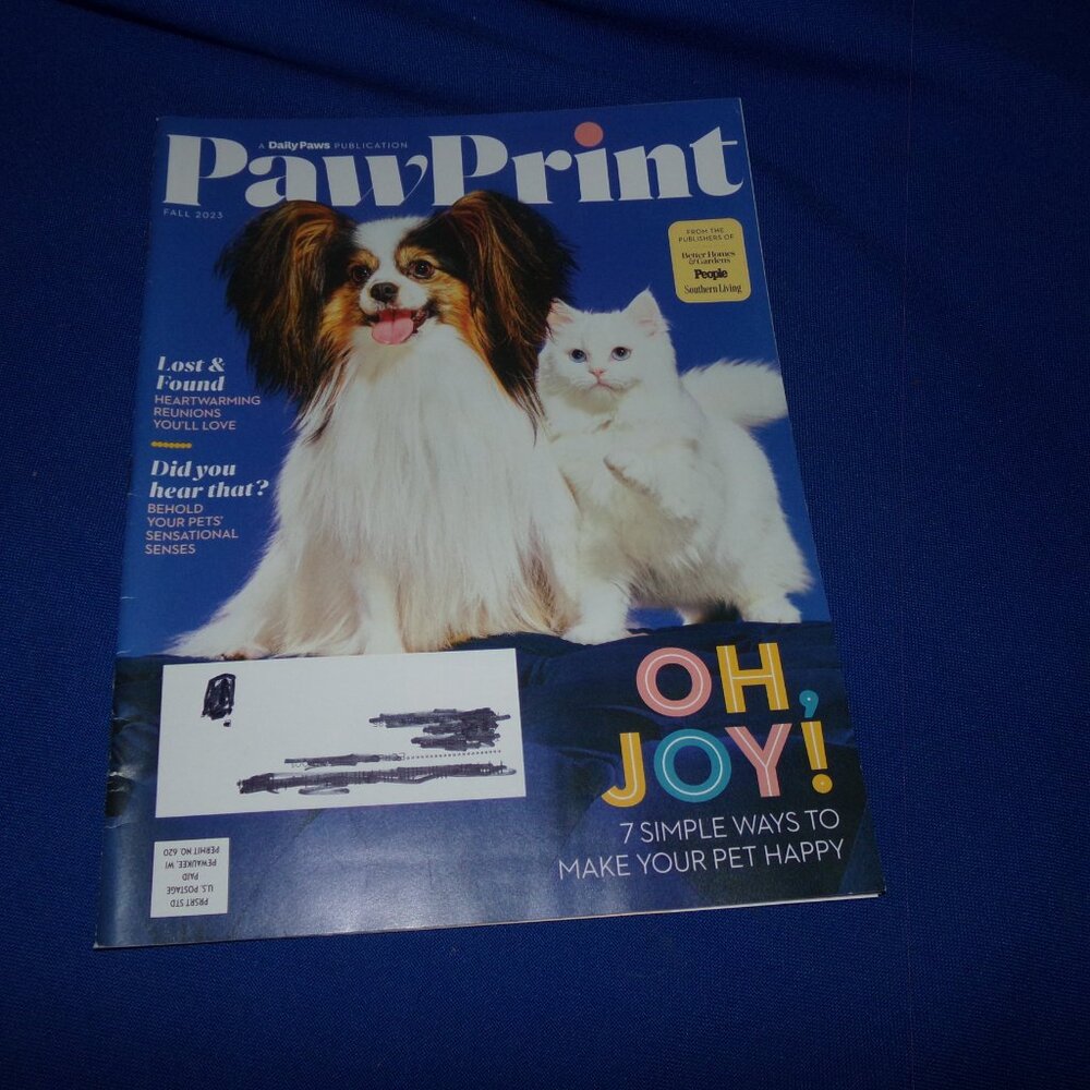 Vintage Paw Print Magazine - Fall 2023 - Dogs, Cats, Joy, Reunions